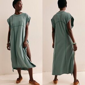 FREE PEOPLE In The Clouds Oversized Shirt / Nightie / Maxi